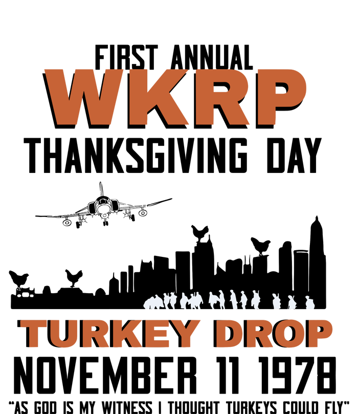 Thanksgiving Turkey Drop Wkrp T-Shirt