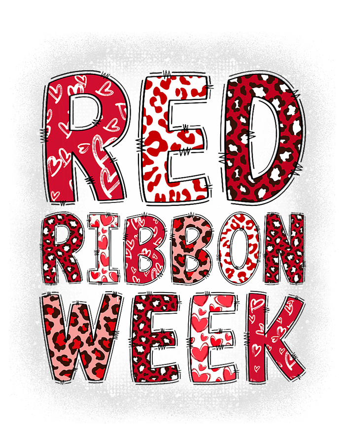 Red Ribbon Week Groovy Red Ribbon Awareness T-Shirt