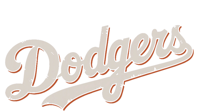 Vintage Retro Dodgers Name Style Womens California Wash Sweatshirt