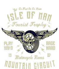 Isle Of Man Tt Races Vintage Winged Wheel Motorcycle Races Women's V-Neck T-Shirt