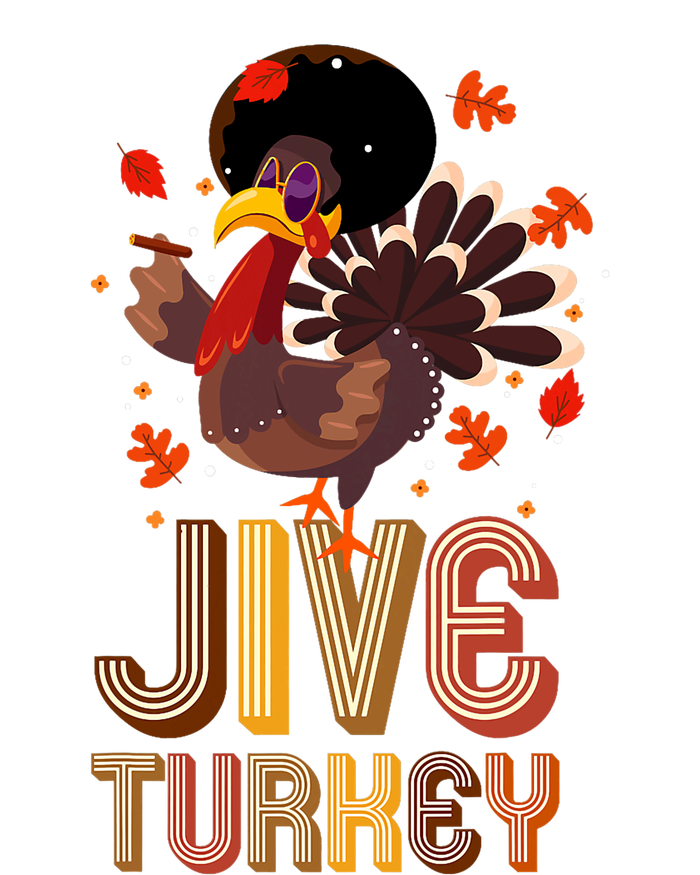 Funny Jive Turkey Thanksgiving Holiday Festive Turkey Flat Bill Trucker Hat