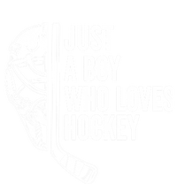 Just A Who Loves Hockey Ice Hockey Player Gift Toddler Sweatshirt