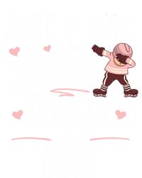 Just A Who Loves Hockey And Dogs Gift Great Gift T-Shirt