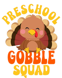 Preschool Gobble Squad Cute Turkey Thanksgiving Teacher Wool Snapback Cap