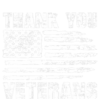 Thank You Veterans American Flag Proud Veteran Sustainable Knit Beanie