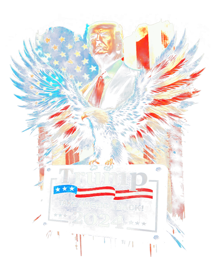 Trump Take America Back 2024 Eagle Us Flag T-Shirt