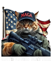 Cats Lives Matter Funny Trump 2024 Cat Maga T-Shirt