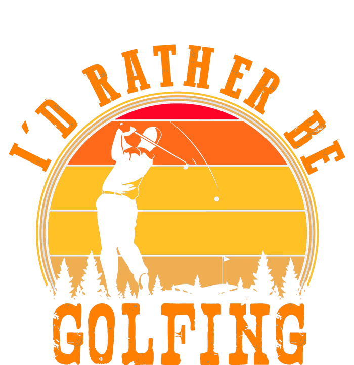 ID Rather Be Golfing Wool Snapback Cap