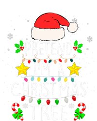 Pretend IM A Christmas Tree Funny Lazy Halloween Costume Women's T-Shirt