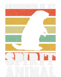 Groundhog Is My Spirit Animal Groundhog Day Funny Retro T-Shirt