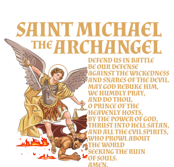 St Michael The Archangel Prayer Gift T-Shirt