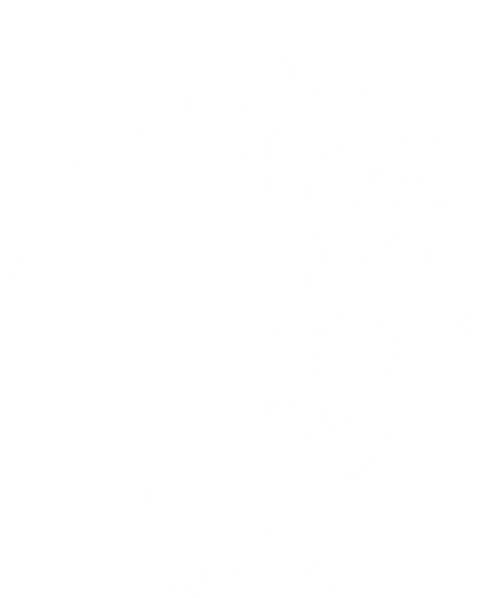 Volleyball I Can Do Things Bible Verse God Jesus Gift T-Shirt