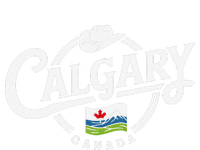 Calgary Canada City Cowboy Hat Scenic Logo Doggie Tank