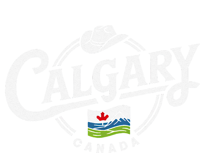 Calgary Canada City Cowboy Hat Scenic Logo Doggie Tank