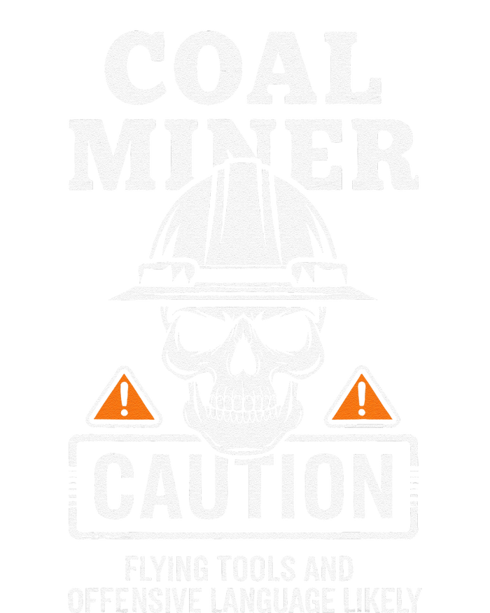 Coal Miner Flying Tools Funny Mining Mine Worker T-Shirt