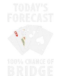 Bridge Player TodayS Forecast 100 Chance Of Bridge Long Sleeve Shirt