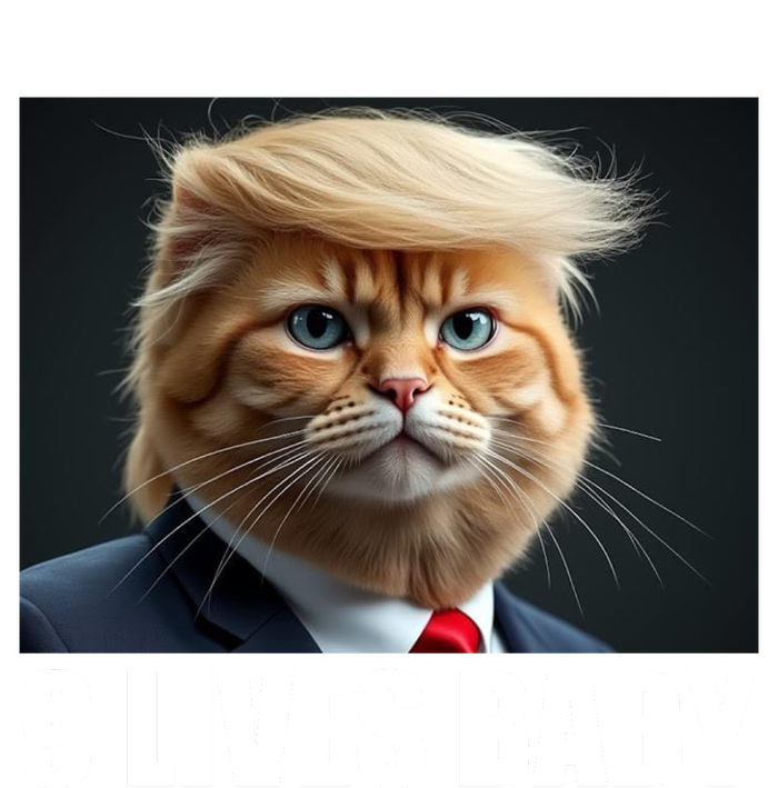 Cat Trump 9 Lives Baby T-Shirt