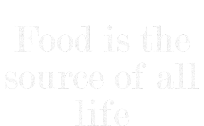 Food Is The Source Of All Life Poster