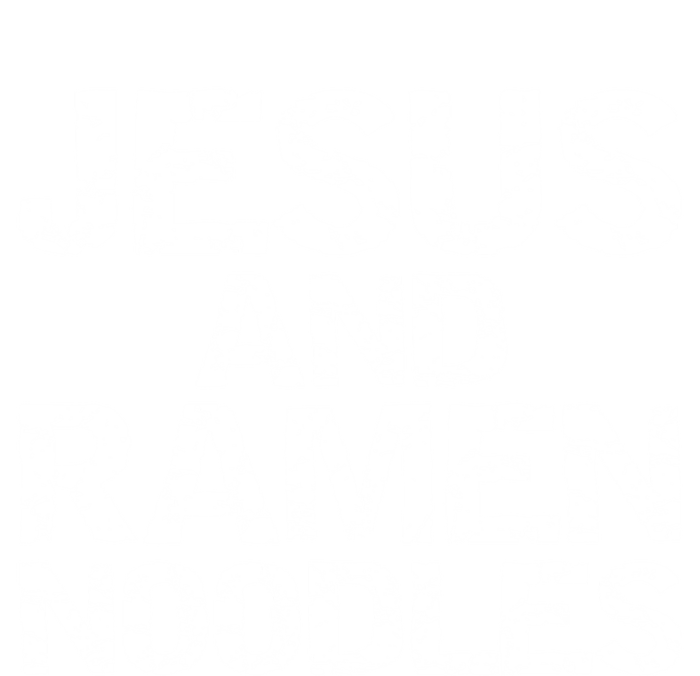 Funny Christian Quote Distressed Jesus And Ra Noodles Cool Gift T-Shirt