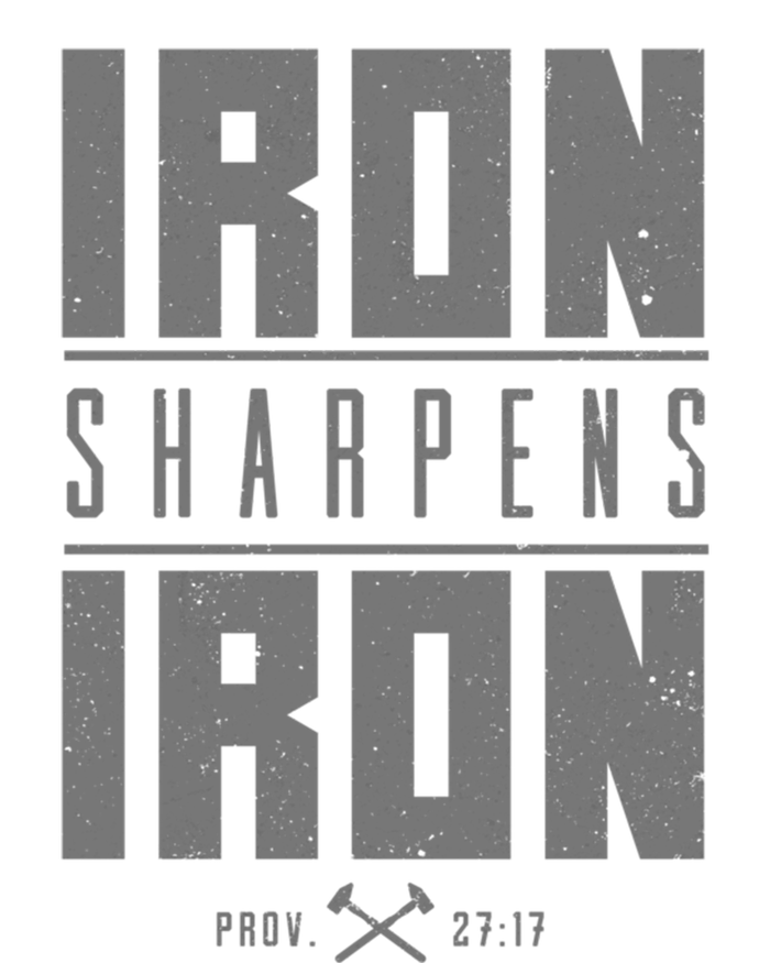 Iron SharpenS Iron Christian Bible Scripture Gym Workout Great Gift Button