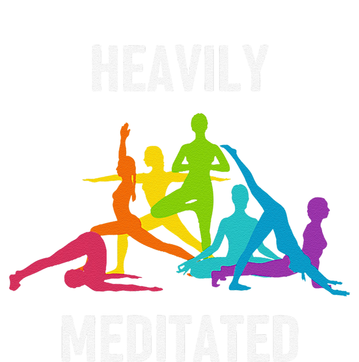 Heavily Meditated Funny Yoga Spiritual T-Shirt