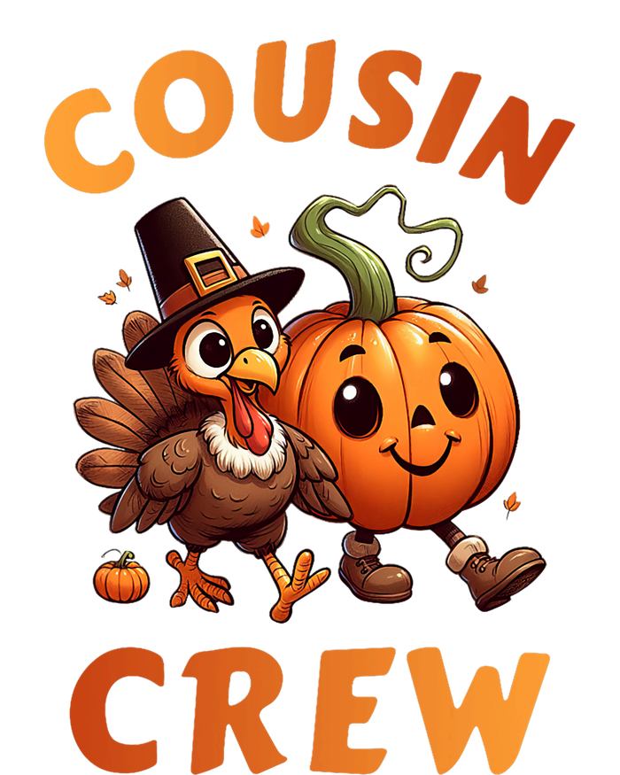 Cousin Crew Thanksgiving Family Matching Turkey Day Fall Premium Hoodie