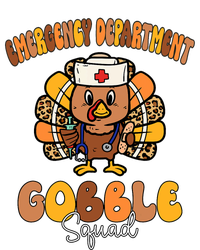 Emergency Department Gobble Squad Thanksgiving Er Nurse Fall Women's V-Neck T-Shirt