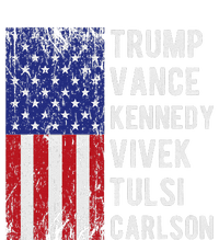 Trump Vance Kennedy Vivek Tulsi Carlson American Retro Flag Tall Sweatshirt