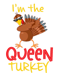 Funny Queen Turkey Matching Family Group Thanksgiving Party Cooling Performance Long Sleeve Crew