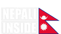 Nepal Nepali Flag V-Neck T-Shirt