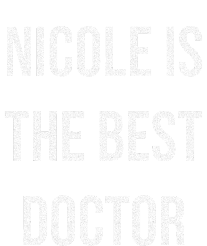 Nicole Is The Best Doctor Short Acrylic Beanie