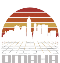 Omaha Usa Retro Vintage Sunset Skyline Omaha Long Sleeve Shirt