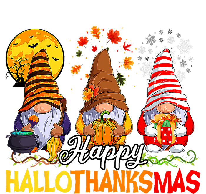 Hallothanksmas Gnomes Halloween Thanksgiving Merry Christmas Sustainable Bucket Hat