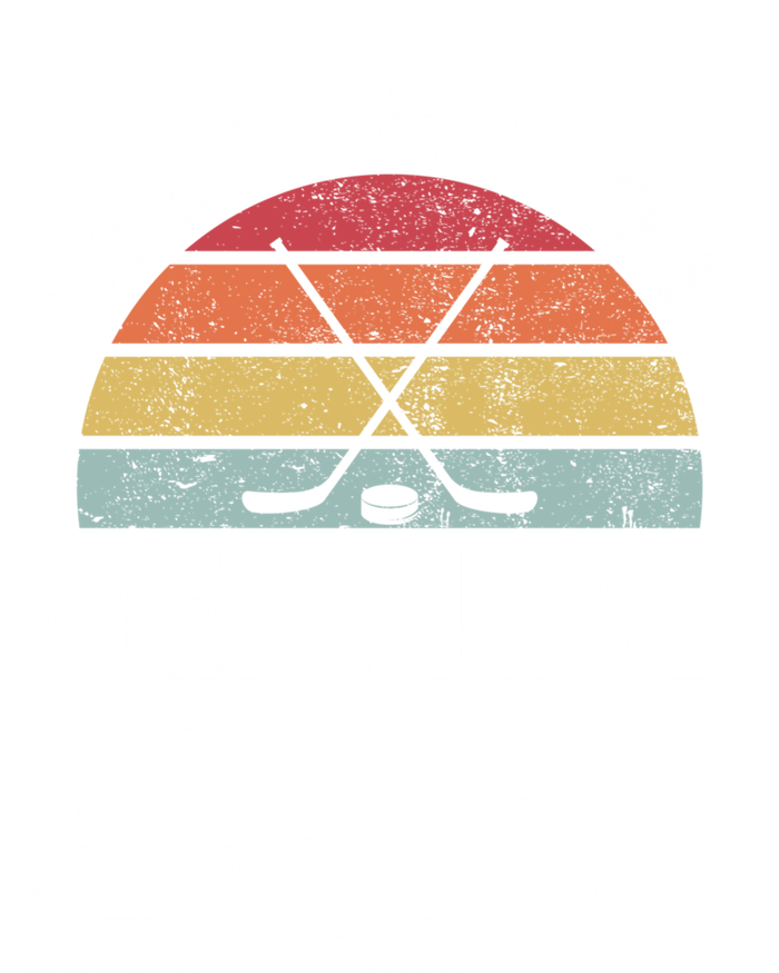 Meet Me In The Penalty Box Retro Ice Hockey Funny Humor Gift T-Shirt