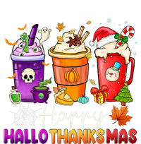 Halloween Thanksgiving Happy Hallothanksmas Coffee Latte Women's Perfect Tri Tunic Long Sleeve Shirt