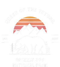 Queen Of The Tetons Grizzly 399 National Park 1996 2024 Cropped Pullover Crew