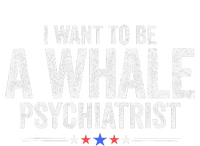 I Want To Be A Whale Psychiatrist Funny Political 2024 Flat Bill Trucker Hat