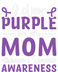 I Wear Purple For My Mom AlzheimerS Dementia Awareness Kids T-Shirt