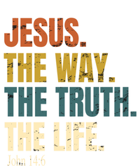 Jesus The Way The Truth The Life Bible Verse Worship Cute Gift Ladies Essential Flowy Tank