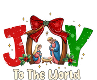 Joy To The World Christmas Jesus Christian Nativity Scene Flexfit Unipanel Trucker Cap