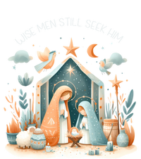 Nativity Scene Wise Still Seek Him Bohemian Christmas T-Shirt