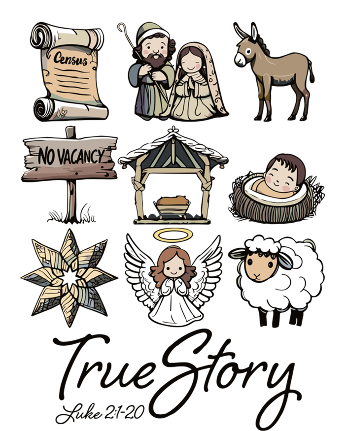 True Story Nativity Christmas Jesus Faith Based Christmas T-Shirt