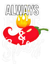 Always Hot & Spicy Chili Pepper Funny Gift Toddler Long Sleeve Shirt