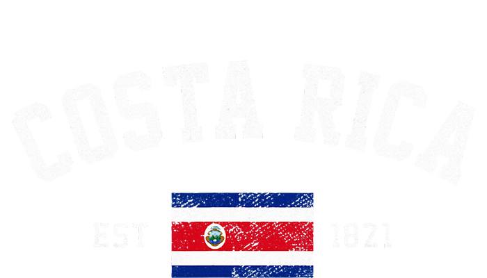 Costa Rica Est. 1821 Costa Rican Flag Independence Day Women's Racerback Cropped Tank