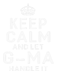 Keep Calm And Let G Ma Handle It Grandma Gift Grommeted Golf Towel