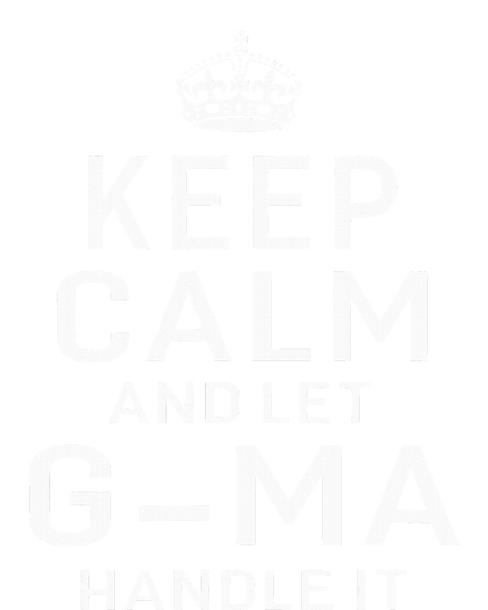 Keep Calm And Let G Ma Handle It Grandma Gift Grommeted Golf Towel