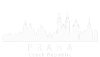 Praha Prague Czech Republic Skyline Short Acrylic Beanie