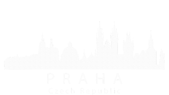 Praha Prague Czech Republic Skyline Short Acrylic Beanie