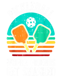 Vintage Pickleball Where Friends Get Smashed Pickle Ball Gift High Crown Mesh Back Trucker Hat