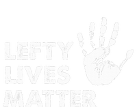 Lefty Lives Matter Left Handers Day Funny Gift Women's V-Neck T-Shirt